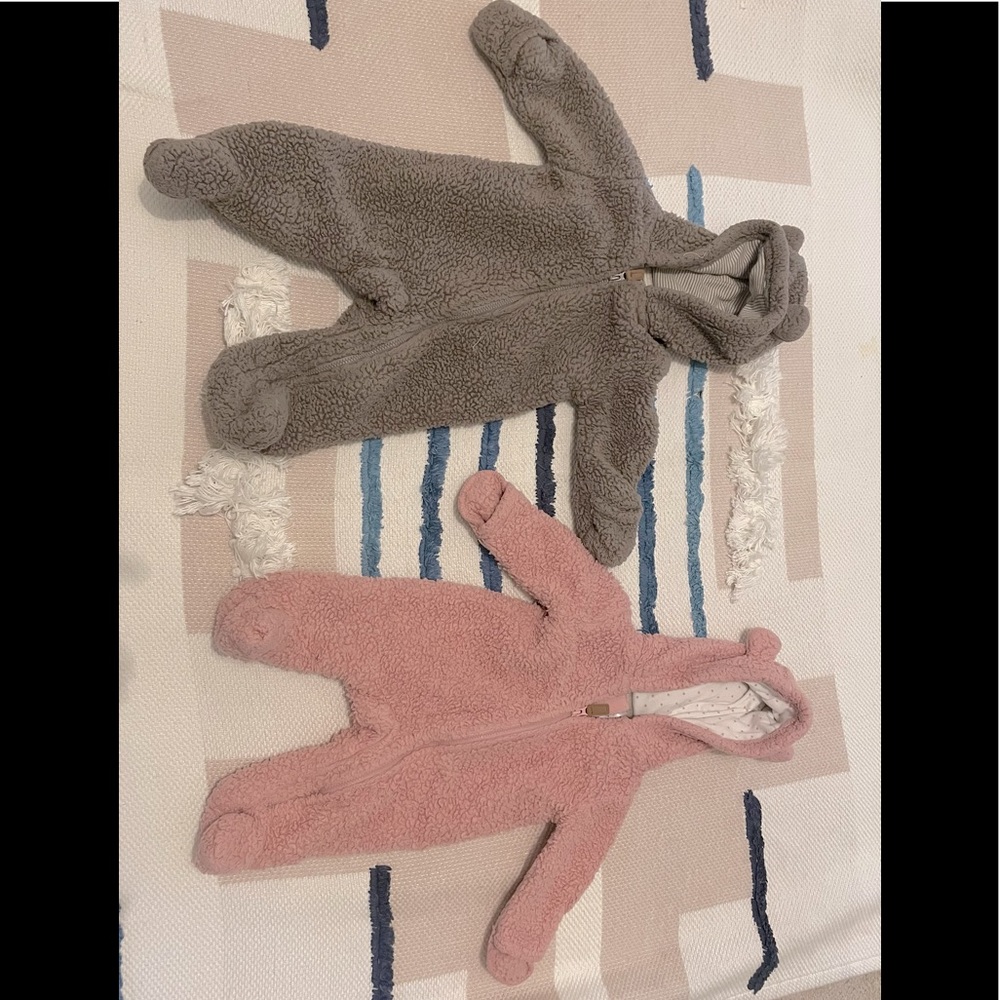 Two baby ‘bear suits’ for winter
